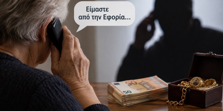 Απάτη-μαμούθ στη Βοιωτία: Άρπαξαν 400.000 ευρώ και κοσμήματα από ηλικιωμένη