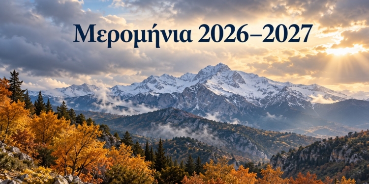 Μερομήνια 2026–2027: Τι «δείχνει» η παράδοση για χιόνια και κρύο τον φετινό χειμώνα