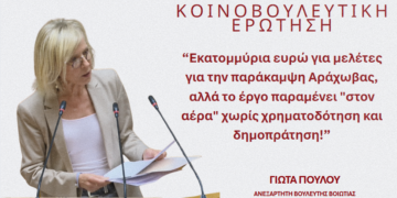 Πούλου: Παράκαμψη Αράχωβας με μελέτες, χωρίς κονδύλια